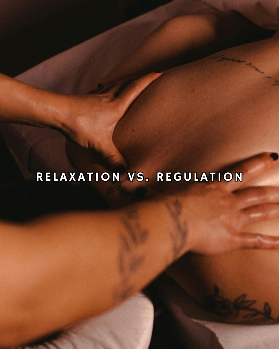 The Difference Between Relaxation and Regulation
