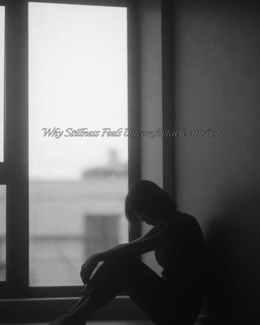 Why Stillness Feels Uncomfortable at First