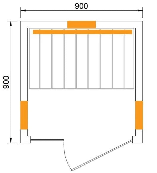 CenturaHeat Single Infrared Light Indoor Sauna