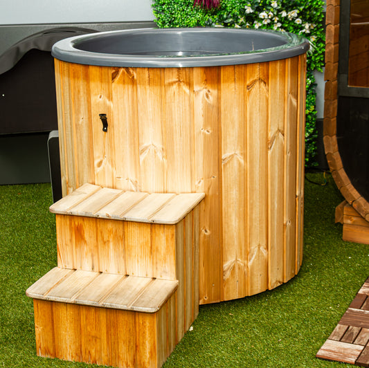 Solo Ice Bath Grey Shell - Red Wood