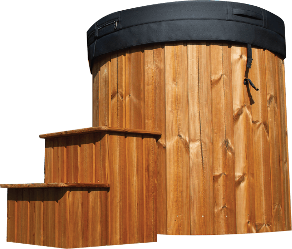 Solo Ice Bath Grey Shell - Red Wood